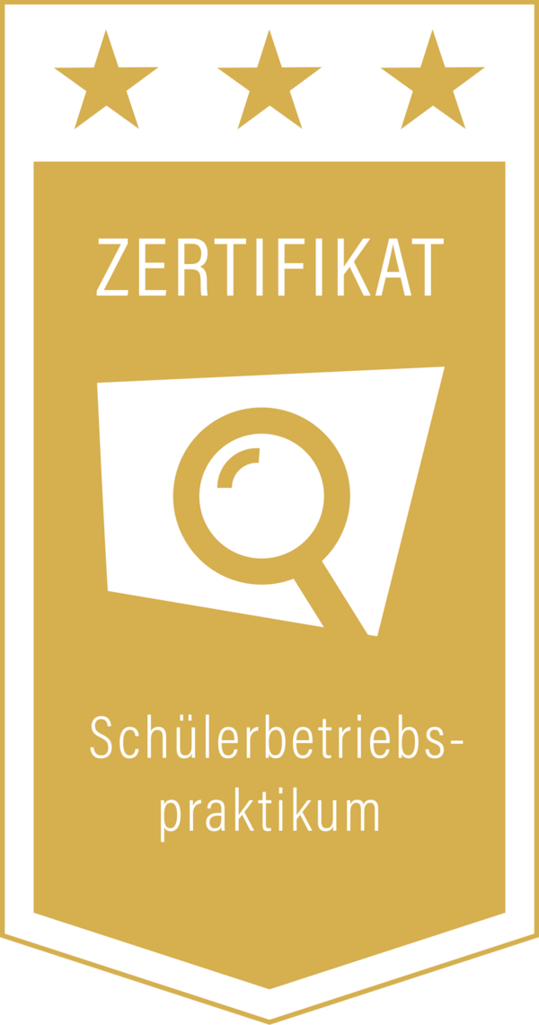 Zertifikat Schülerbetriebspraktikum